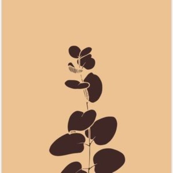 Modern minimalist leave abstract wall art - Picture 2 of 2
